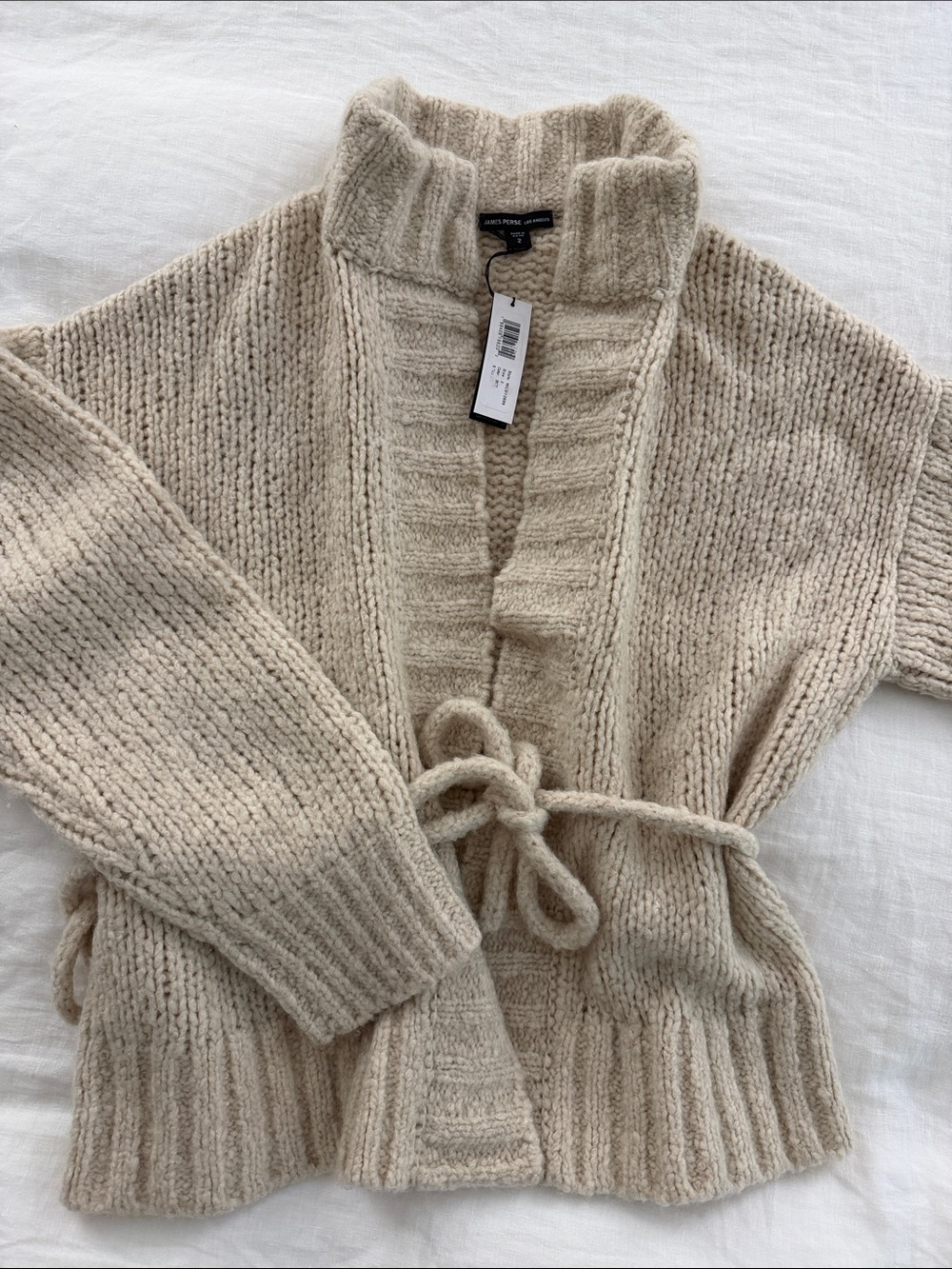 James Perse tie sweater